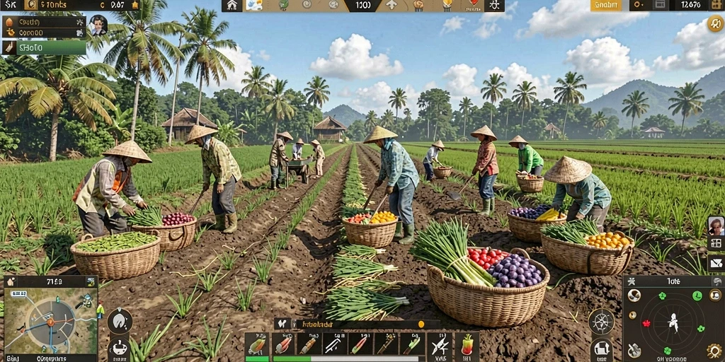 Screenshot dari level yang menantang dengan grafik yang memukau.