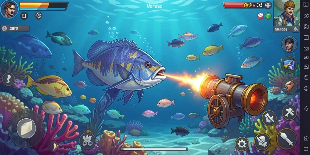 Screenshot ketiga menunjukkan antarmuka pilihan karakter yang menarik.