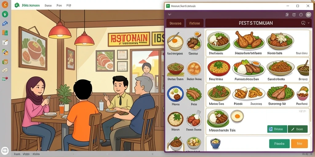 Tampilkan level menantang dengan pemandangan yang indah.